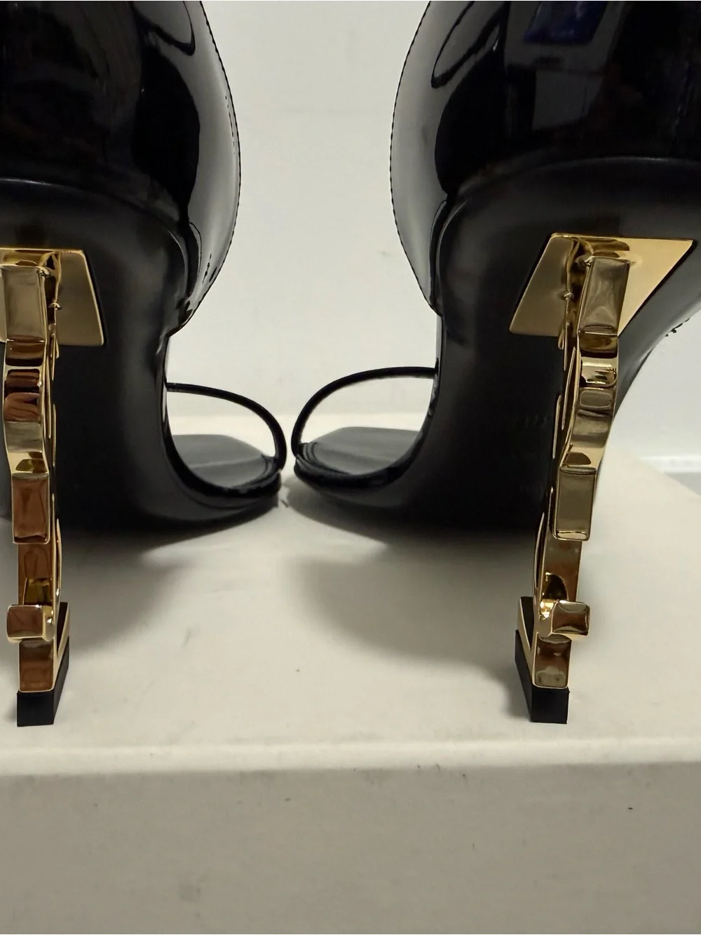 Saint Laurent Women's Opyum 85 Heels Black/Good - Size 38.5 EU / 8.5 US - NEW - Picture 4 of 5